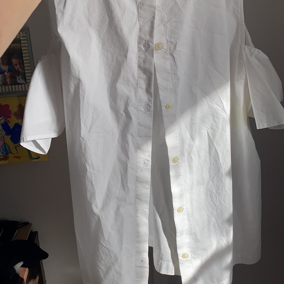 Cotton loft off the shoulder blouse - Picture 3 of 5